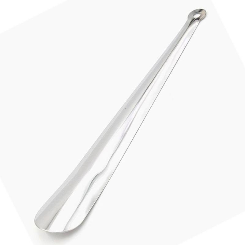 Shoe Horn Durable Alloy Construction with Ergonomic Handle Shoe Helper for Business Professionals and Sports Enthusiasts