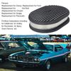 12in Air Cleaner Full Finned Air Cleaner Full Finned Air Cleaner Aluminium Alloy Black for 5 1/8in 4 Barrel Opening Carburetors