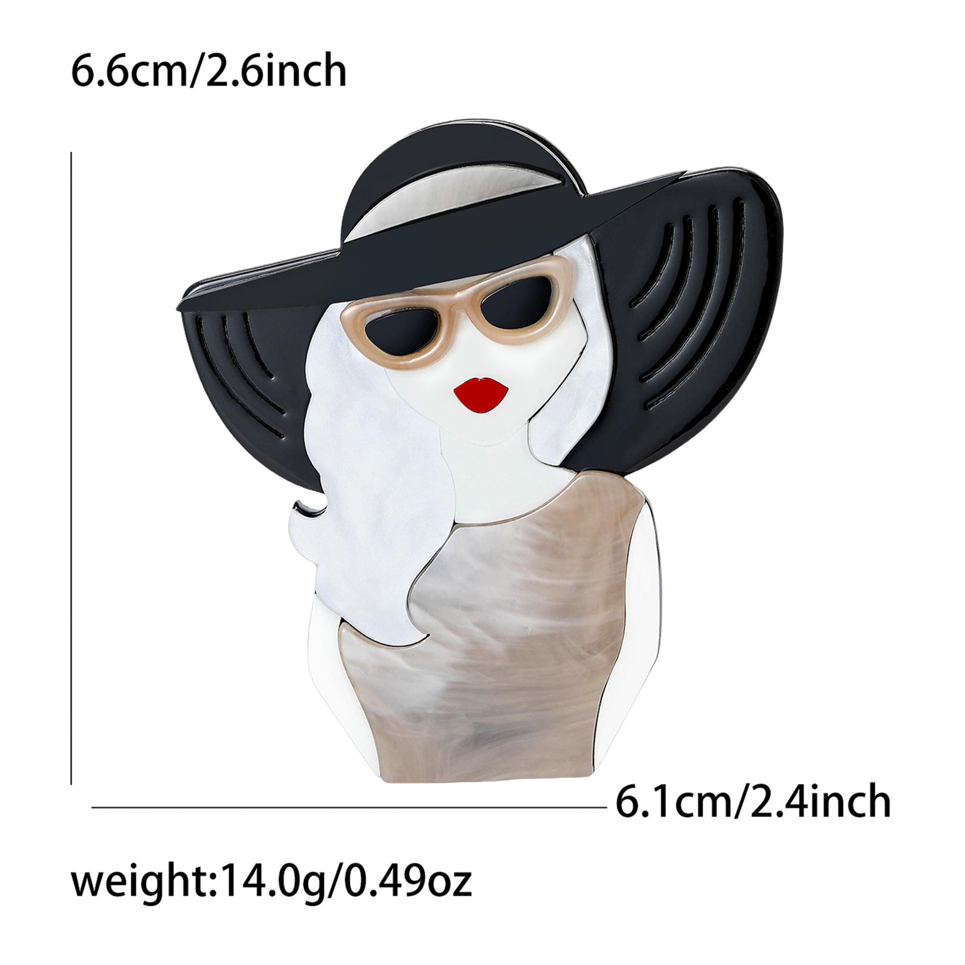 Acrylic Brooch Creative Clothing Brooch Diy Accessories Lapel Pins