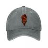 Infernal Watcher Skull Eclipse Emble  New Vintage Washed Cotton Baseball Cap Sun Hats