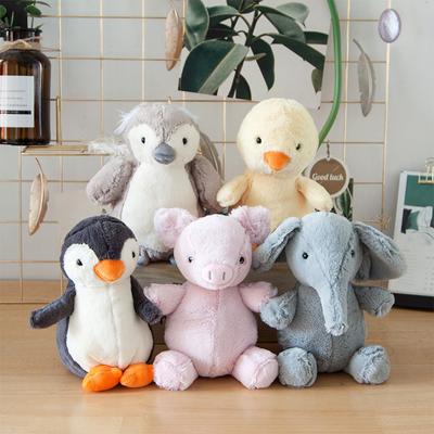Doldurulmuş Hayvanlar Yumuşak Peluş Oyuncak Penguen Ördek Domuz Fil Sevimli Bebekler Bebek Yatıştırmak Çocuk Uyku Arkadaşı Kız Çocuk Doğum Günü Hediyeleri