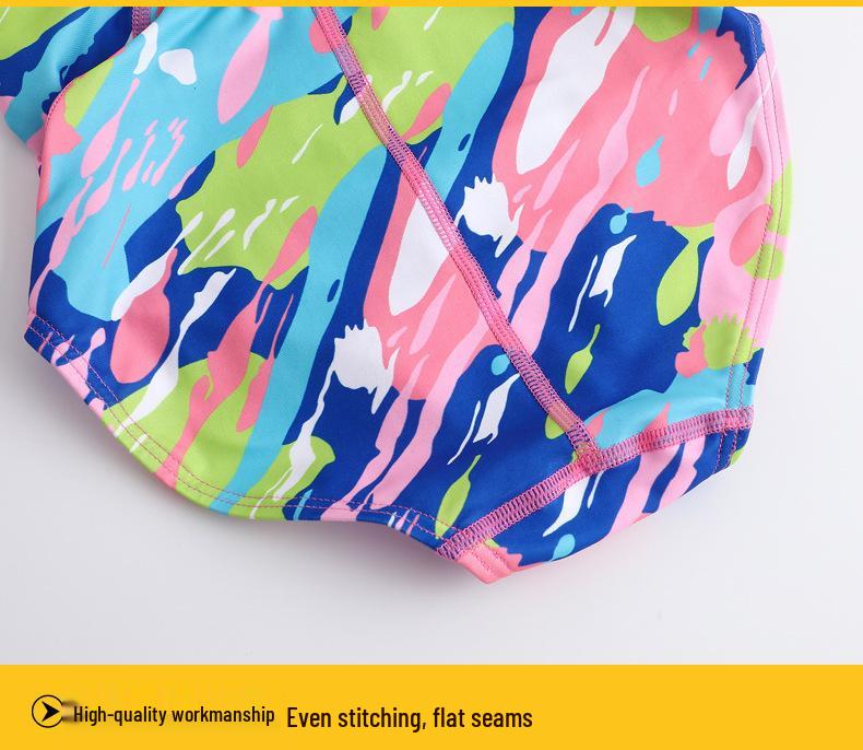 Anti-Chlorine One-Piece Swimsuit for Teenage Girls - Perfect for Swim Training