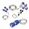 Braid Hose Sleeving Kit 8092 Easy Installation Decoration Wear Resistant Stainless Steel Aluminum