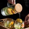Cold Glass Water Bottle Jar Kettle with Lid Large Heat-resistant Water Pot with Handle Teapot Pitchers