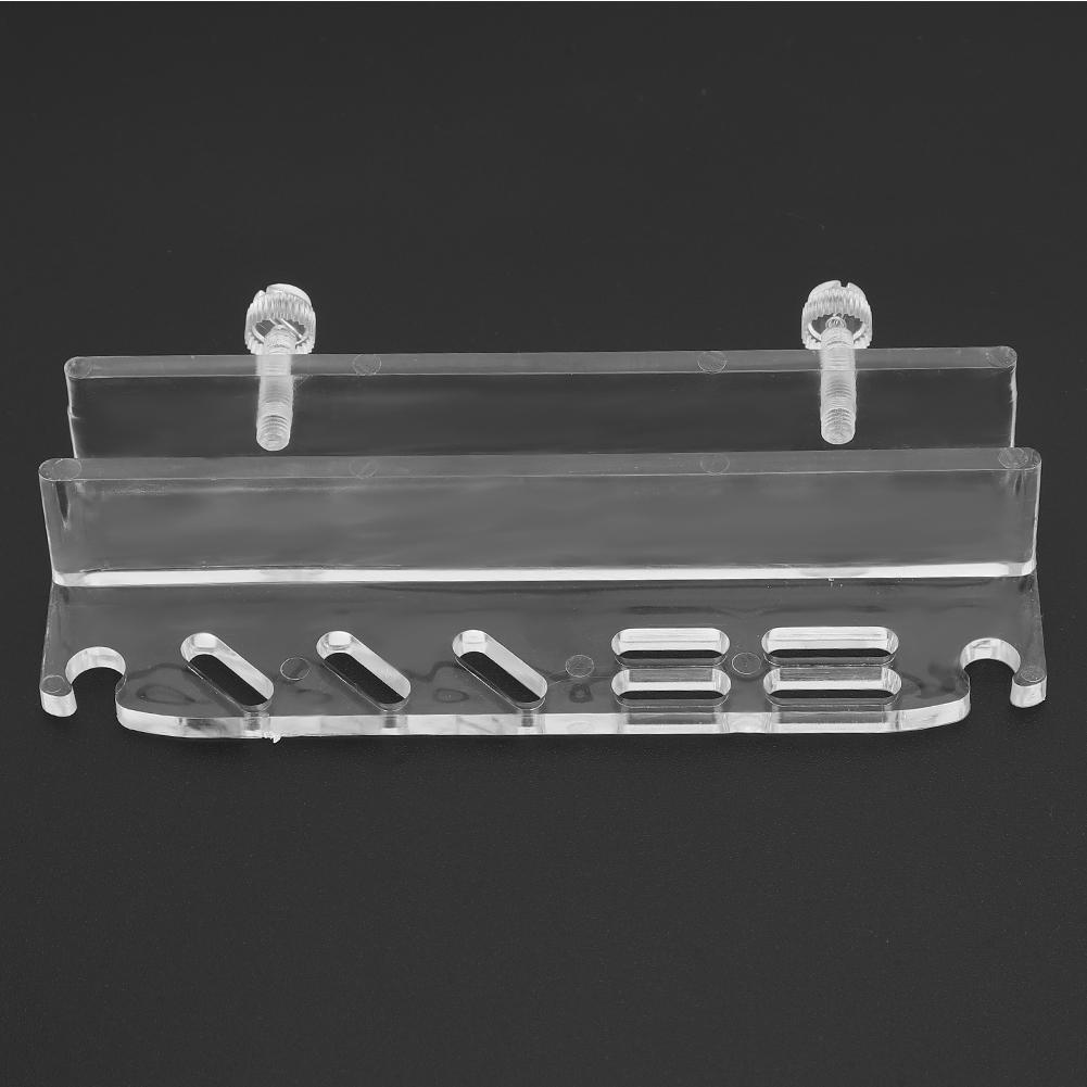 Acrylic Fish Tank Water Plants Tweezer Organizer Storage Bracket Holder for Aquarium Cleaning Tool