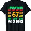 Přežil jsem 67 dní školy Vtipné 67 Meme Dospívající chlapci Učitel Tričko