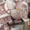 Christmas Santa Claus Snowflakes Sheer Curtains Christmas Home Decorations Window Tulle Curtains For Living Room Bedroom