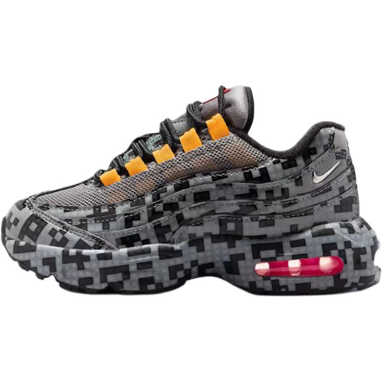 Кроссовки для детей LEGO x Nike Air Max 95 PS Smoke Grey Черный Металлик University-Gold Серебристый IO4800-001 28