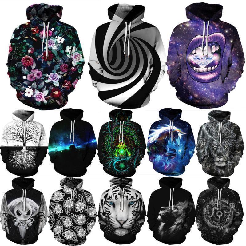 Women/Men 3D Whirl Hypnosis Print Galaxy Hoodie Sweatshirt Pullover Jacket Coat Women/Men 3D Whirl Hypnosis Print Galaxy Hoodie Sweatshirt Pullover Jacket Coat