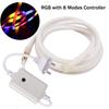 Round LED Flexible Strip Light 220V SMD 2835 RGB LED Neon Light flex tube 120led IP68 Waterproof rope string lamp EU Power plug