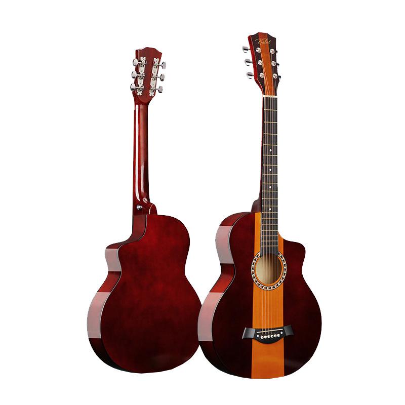 38-Inch Gradient Acoustic Wooden Guitar for Beginners