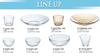 Toyo Sasaki Glass Plate Gracieux Ball 17 Set of 36 Made in Japan Dishwasher Safe Deep Plate Medium Bowl Glass Plate Round Plate Utensil Plate