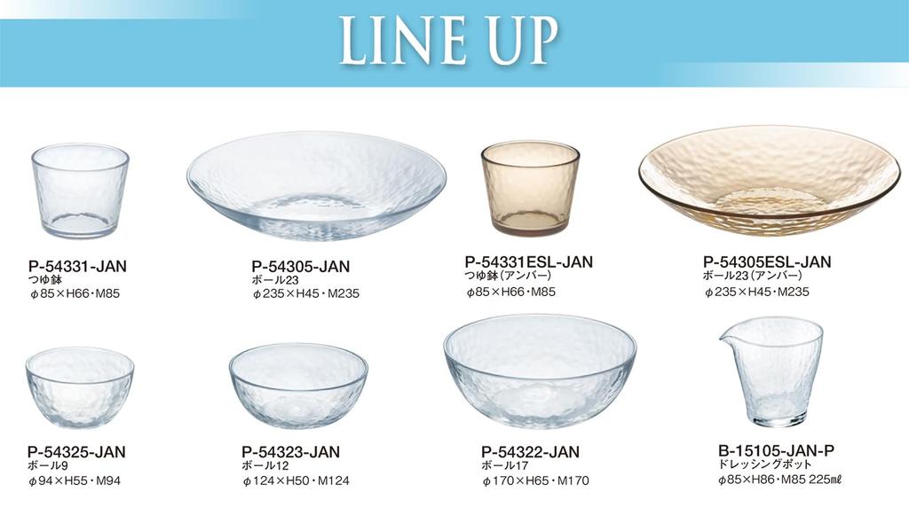 Toyo Sasaki Glass Plate Gracieux Ball 17 Set of 36 Made in Japan Dishwasher Safe Deep Plate Medium Bowl Glass Plate Round Plate Utensil Plate