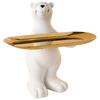 Resin Key Collect Tray, Key Holder Lovely Little Bear Resin And Iron Plate For Homes And Dorm Room Present