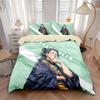 Home Animation Jujutsu Kaisen Bedding set Satoru Gojo Duvet Cover Soft Quilt Cover and Pillowcas for Teens SingleDoubleQueenKing