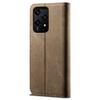 For Honor 200 Lite Case Jeans Cloth Texture Leather Phone Cover with TPU Inner Shell
