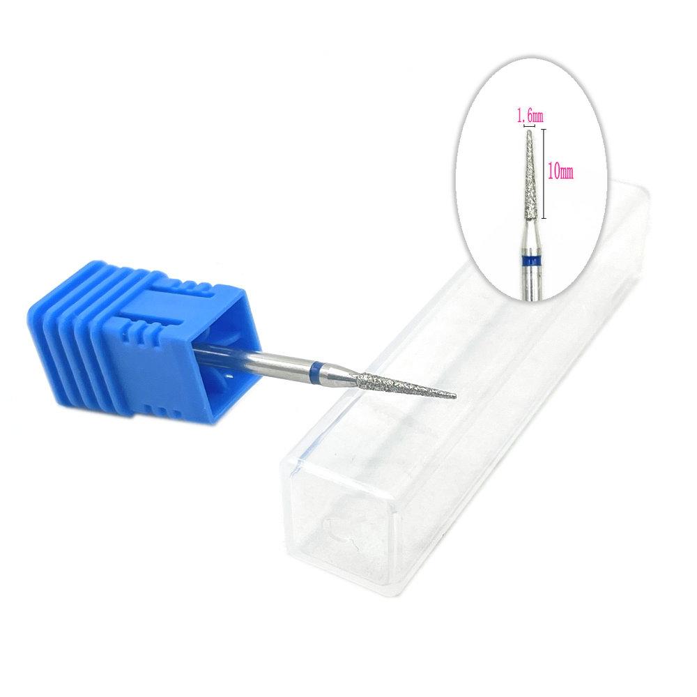 Diamond Nail Drill Milling Cutter for Manicure Rotary Bits Cuticle Clean Accessories Dental Diamond Burs 1pc 2.35mm shank