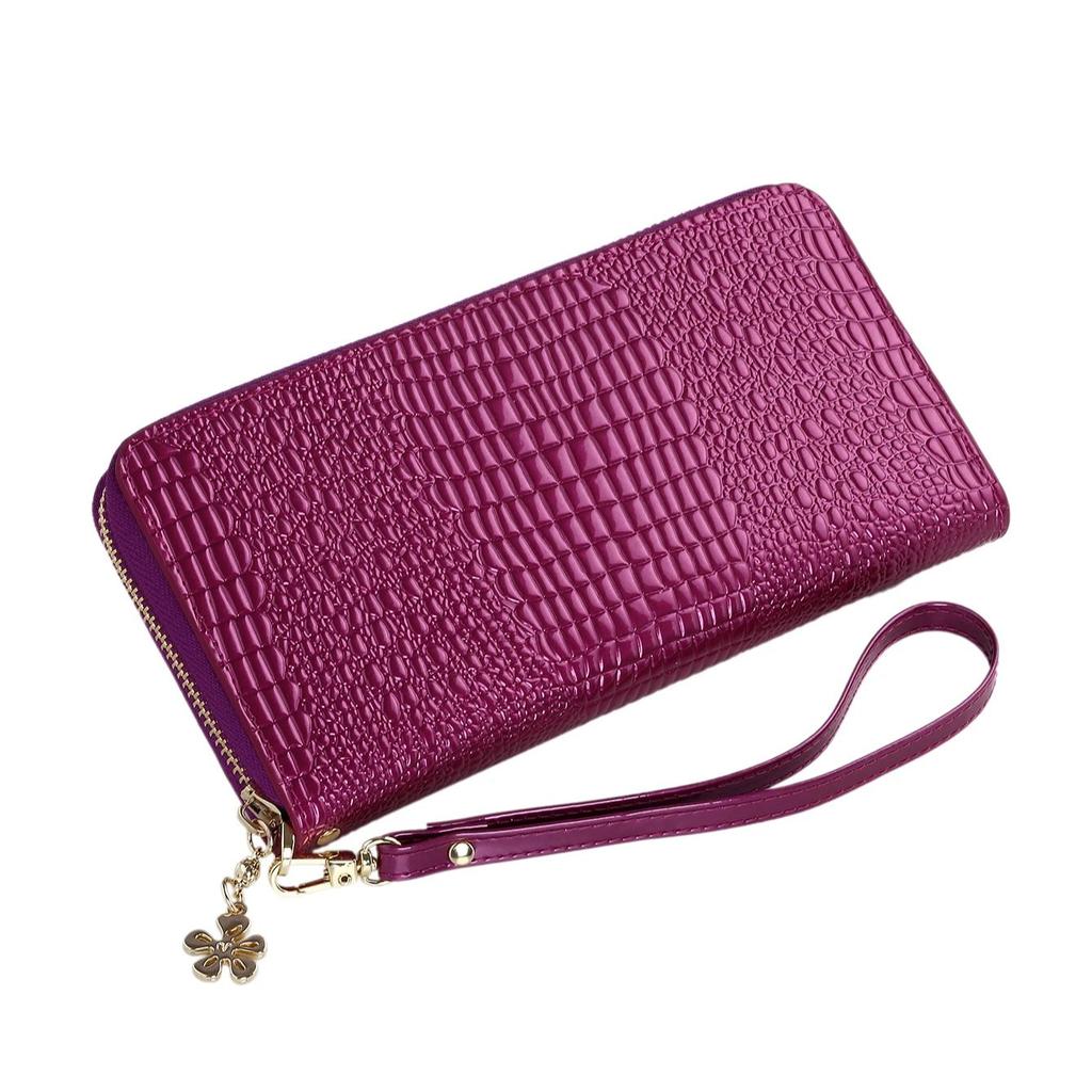 Fashion Women Wallet Long Zipper Clutch Purse Pu Leather Credit Card Holder Wallet