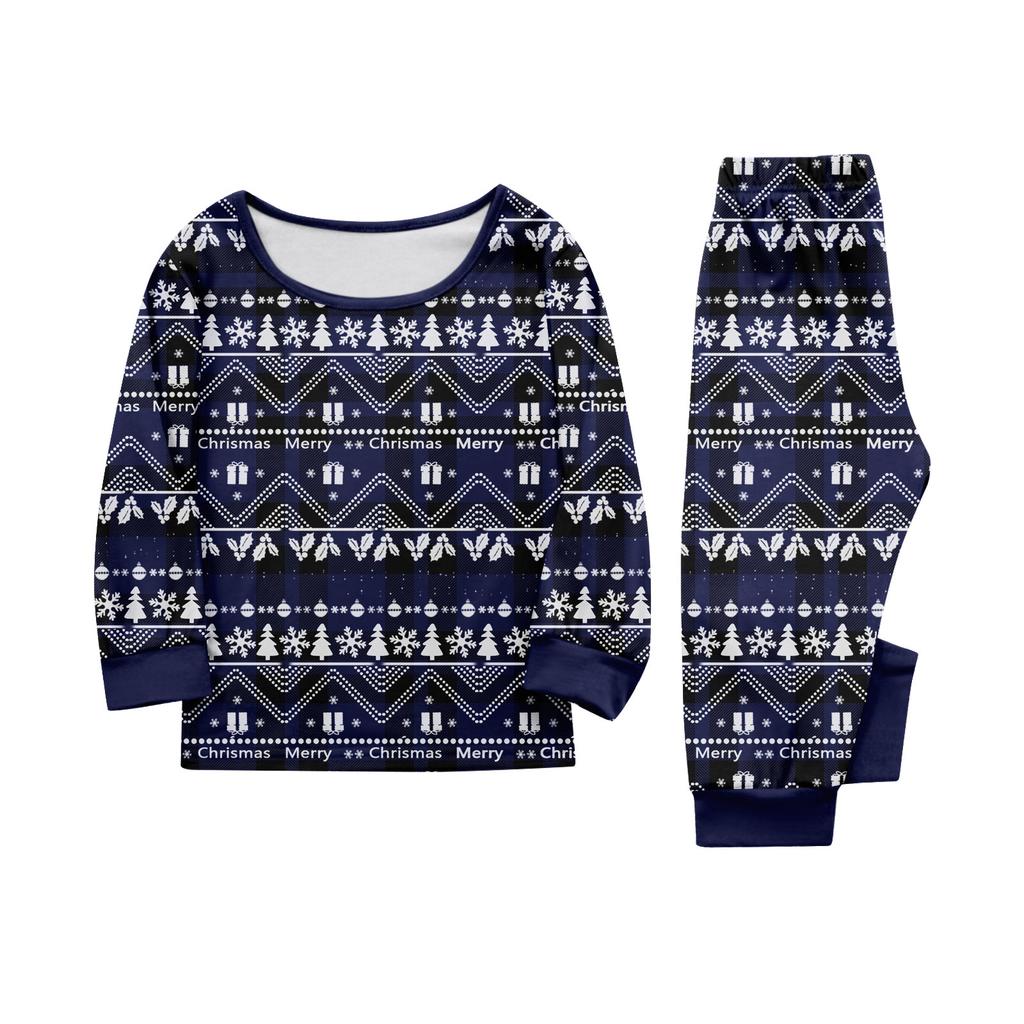 Trykk Søtt Familiesett Pyjamas, Hjemmeklær, Familiesett Langermet Topp Buksesett