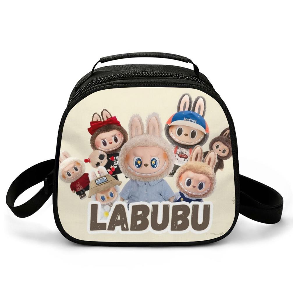 Picnic Bag Primary And Secondary School Students Thermal Insulation Bag Cartoon Animation Handbag Lightweight Wear-Resistant Lunch Box Bag