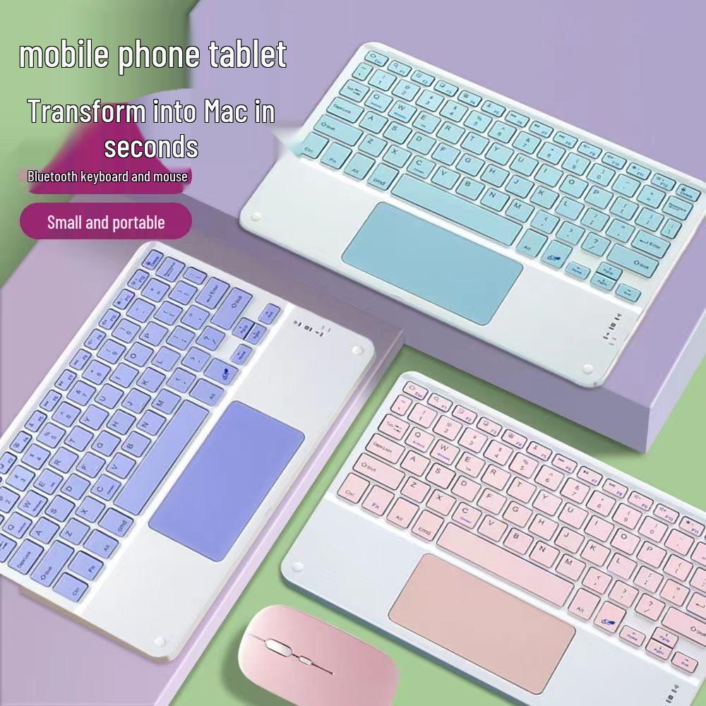 Universal Wireless Bluetooth Touch Keyboard for iPads, Tablets, and Phones