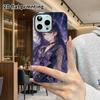 Phone Case: 2D Flat Design Suitable for iPhone 18, 17, 16, 15, 14, 13 Pro Film Protective Case, Couple Style, Dark Cute Girl, Christmas and Halloween 