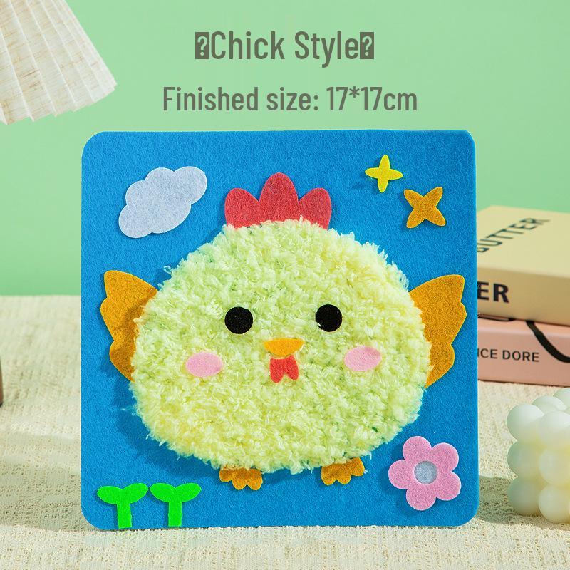 DIY Children's Sew-and-Stitch Christmas Tree Threading Kit