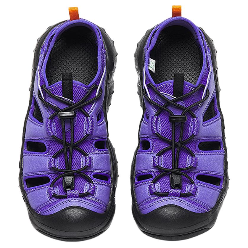 Anta Explore River Fabric Synthetic Leather Comfortable Casual Non-Slip Breathable Lightweight Water Shoes Women shoes Punk-Purple 922626656-7