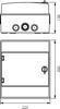 Hermetic Distribution Board Rh-6, Terminal Blocks, Th35 Bracket, Ik07, 1000V Dc, Ip65
