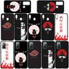 Phone Case for iPhone 17 15 16 Plus Redmi Note 14 12 11 13 Pro Max Huawei P30 P20 Lite OPPO A60 A40 A80 A18 A16 A54 Akatsuki Sasuke Naruto Anime Cover