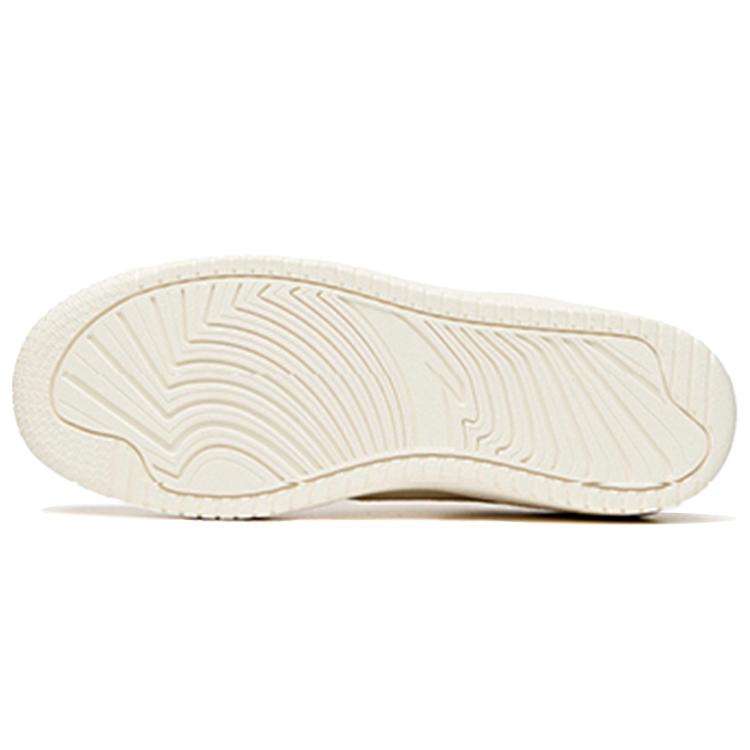 New Anta Life Collection Anti Slip Wear Resistant Low Top Skateboard Shoes Women's Ecru 922358066-13