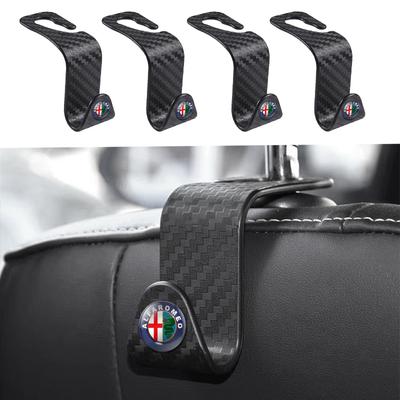 Car Seat Hooks Headrest Storage Hanger Car Interior Hanging Hook For Giulietta GT 159 147 156 Brera Giulia Stelvio