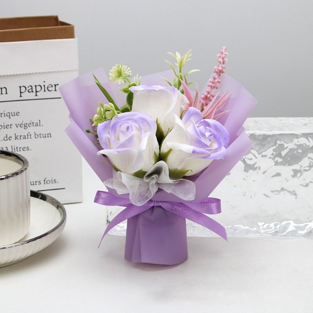 Forever Gift Graduation Bouquet Artificial Rose Flower Bouquet  Birthday Bouquet Gift