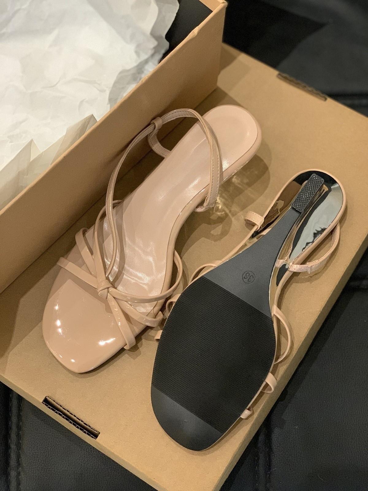 

French wedge temperament niche pink open-toed sandals female outer wear fairy with skirt high heel Roman beautiful sandals 40