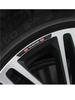 4 Pack Aluminum Car Badge Rim Stickers Car Modification Accessories for Kia Ceed Sorento K3 Rio Sportage Soul Picanto Optima  VU8