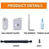 Tailgate Assist Kit Compatible with Ford F-150 (2015-2024), Truck Tailgate Shock Struts Compatible with F150 2015 2016 2017 2018     2024