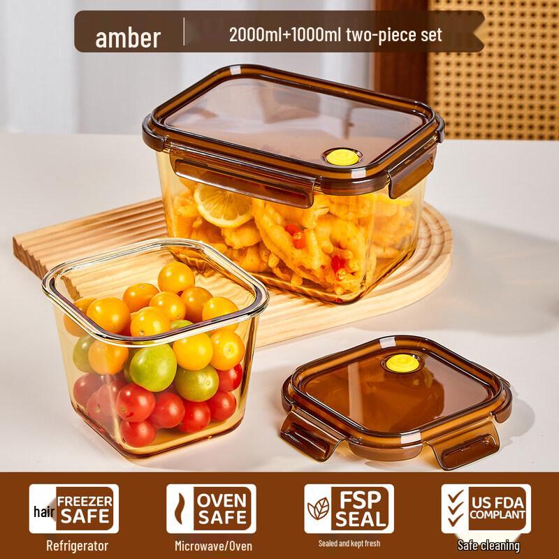 ZISIZ Glass Food Storage Container