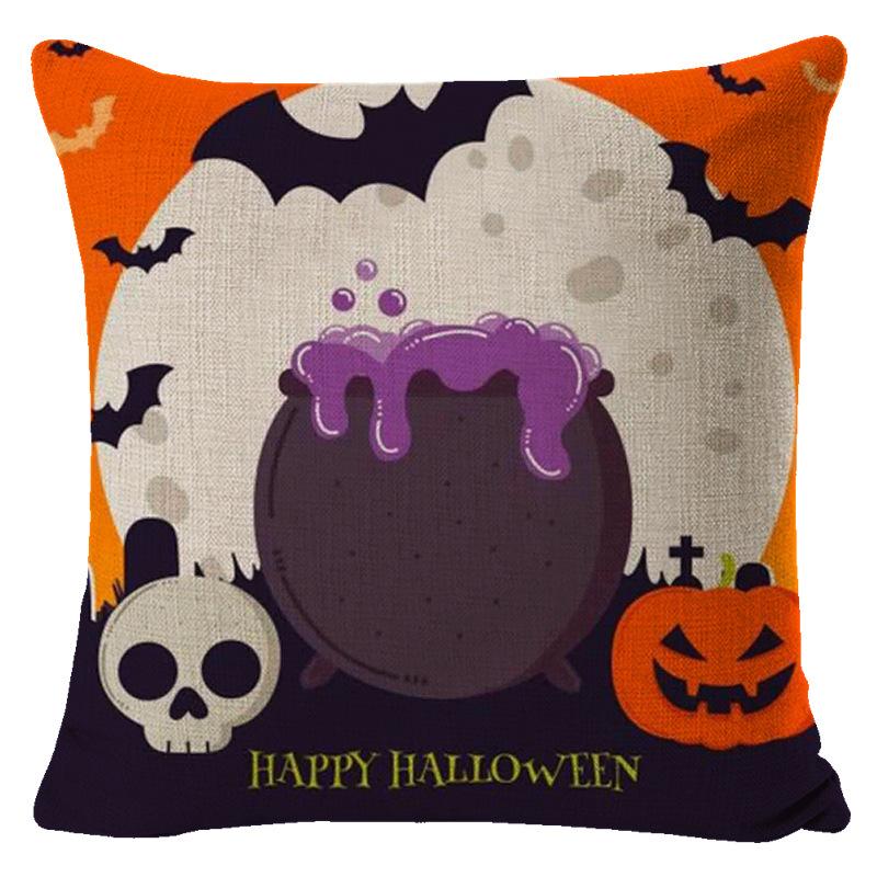 New Halloween Pillow Case Halloween Pillow Core Bed Home Decoration Bedside Cushion