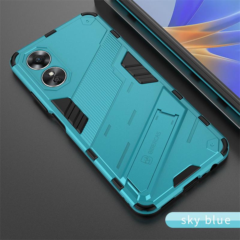 For Oppo A17 4G Case Shockproof Kickstand Magnetic Holder Armor Phone Cases for Oppo A17 2022 A 17 4G OPPOA17 CPH2477 Back Cover