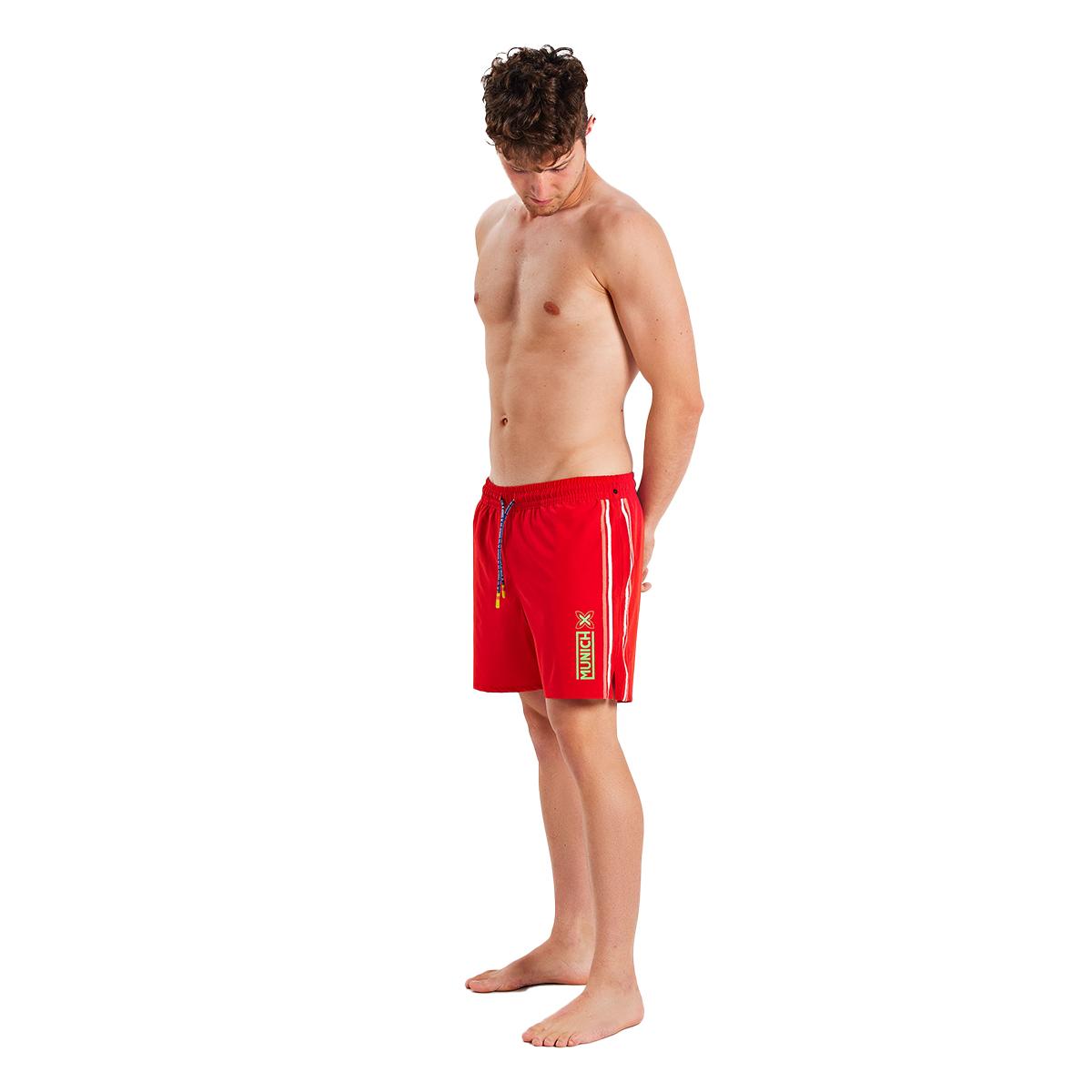 

Мужской длинный купальник MUEM0180 XXL красный