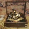 Brass Sextant Navigational Tool for Astronomy and Marine Navigation Maritime Nautical Sextant  Marine