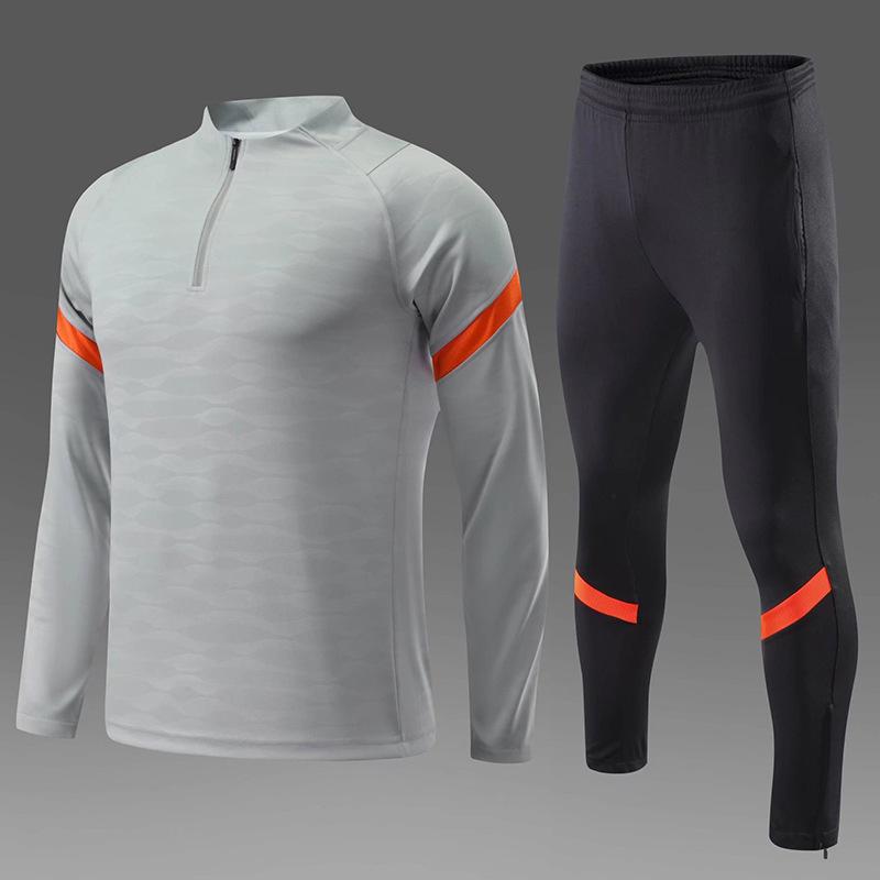 Men's & Children's 2022 Autumn Quick-Dry Half-Zip Football Training & Running Suit