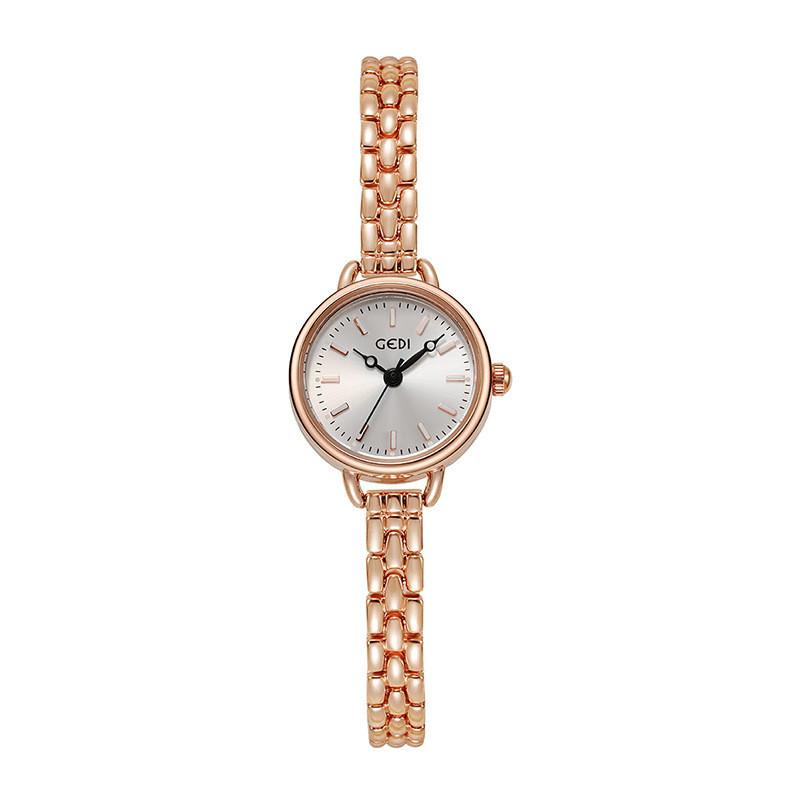 Gadi Womens Minimalist Korean Style Alloy Waterproof Quartz Watch With Elegant Strap For Casual Wear