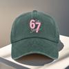 Pc  Number Vintage Baseball Cap  Lightweight In Vintage Style Machine Washable Sixpanel Design with Ventilation Holes P