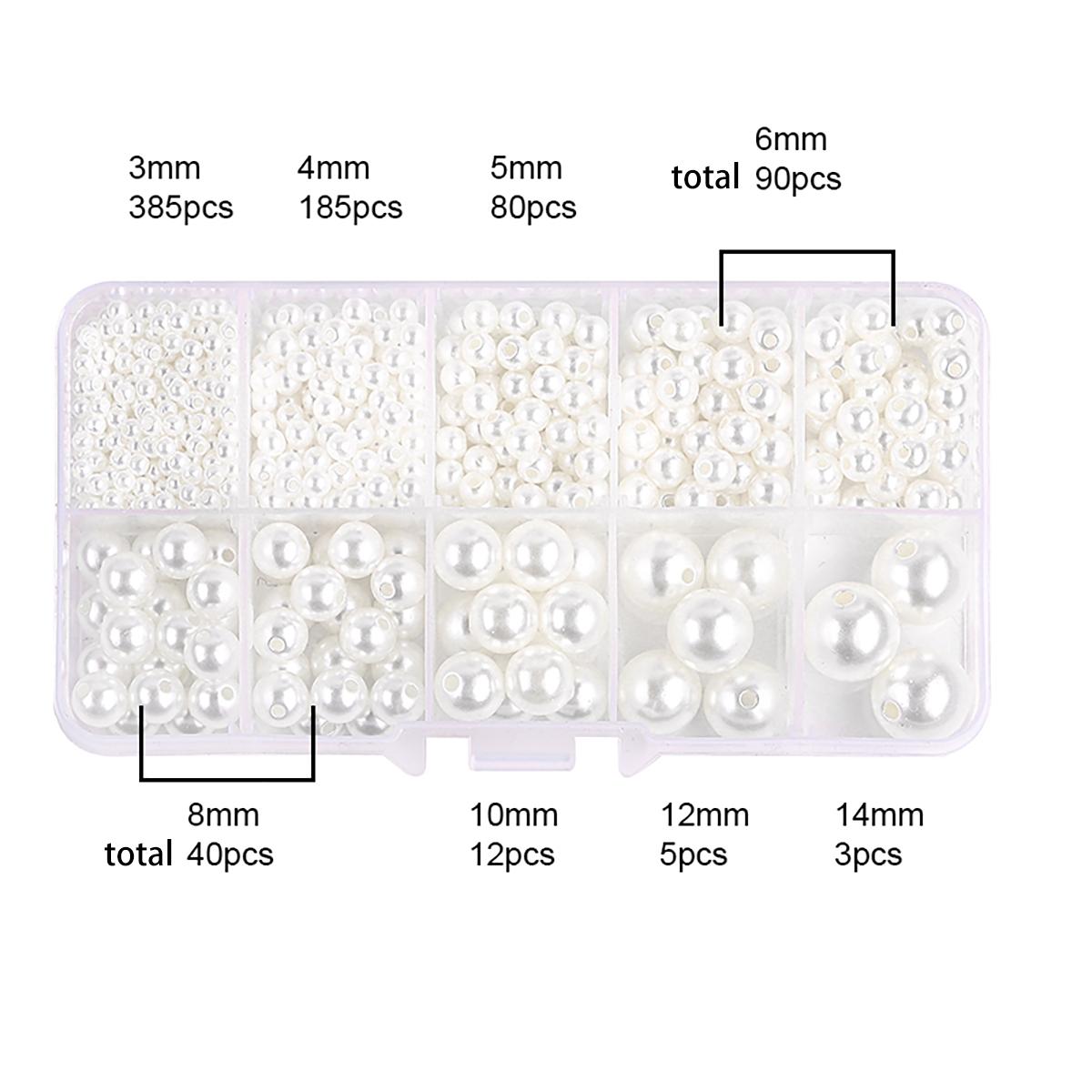 

10 ячеек 3/4/5/6/8/10/12/14 мм АБС-жемчуг, бусины из искусственного жемчуга, материал для изготовления ювелирных изделий, браслет, ожерелье porous белый
