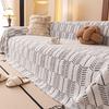 2025 Mode Geometrisch bedrucktes Sofa-Handtuch Multifunktionale Freizeit-Kniedecke für Büro All-Inclusive Weiche Chenille Sofaabdeckung