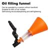 Funnels For Automotive Use Reusable Anti-Spill Car Funnel Auto Maintenance Tools For Transmission Radiator Fluid Motor Coolant