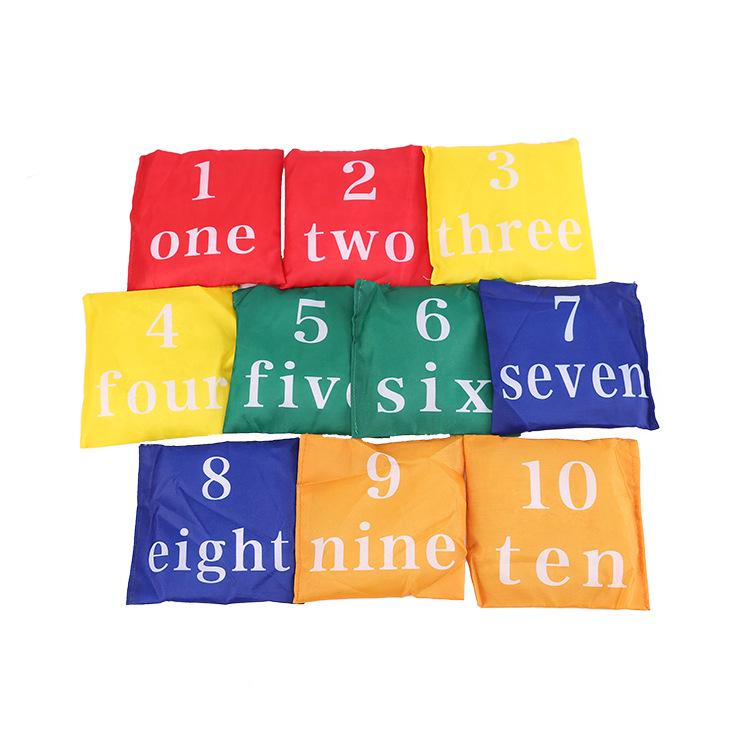 Children s Letter Square Beanbags: Sensory Integration and Wear-resistant Educational Game for Toddlers Small (10cm x 10cm)