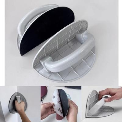 Durable Half Circle Sanding Pad Holder DIY Multifunctional Plastic Corner Sander Self Adhesive Semi-Circular