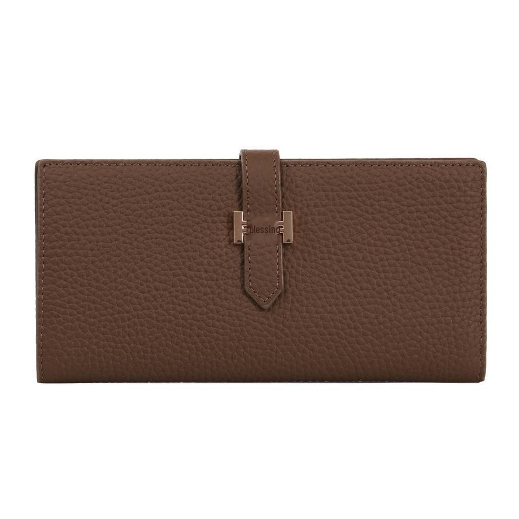 Ladies' Fashion Cowhide Wallet: Zipper Coin Purse and Clutch Bag – 2023 Japan, Europe, and America Collection.